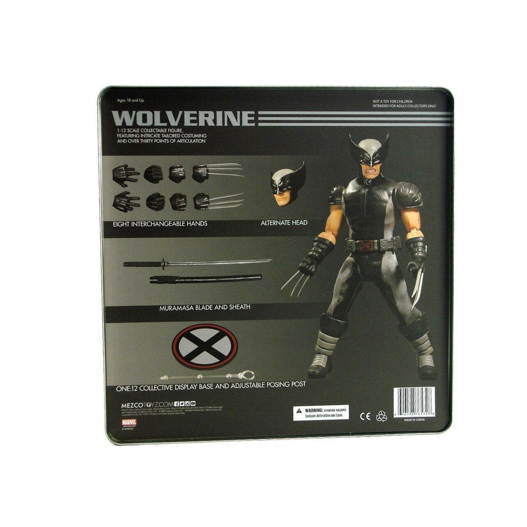One 12 Collective Marvel X-Force Wolverine Action Figure w/ Accessories Mezco Toyz Image 3