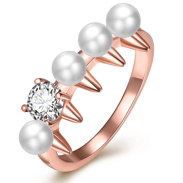 Simple fashion brand pearl ring Image 1