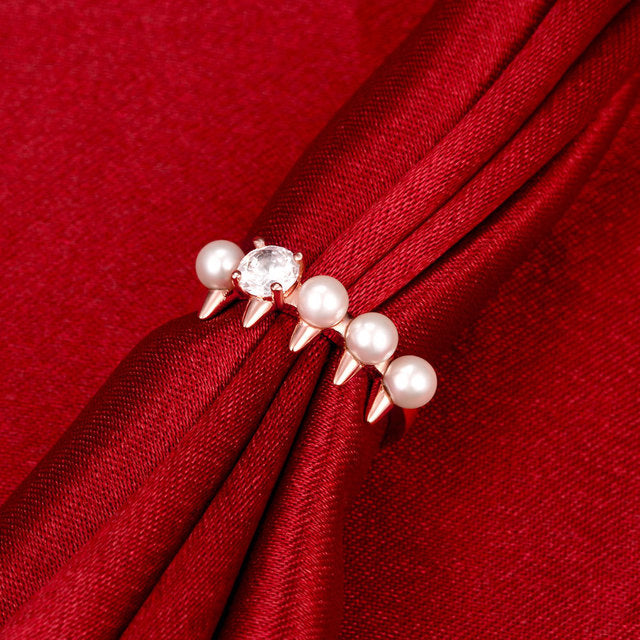 Simple fashion brand pearl ring Image 3