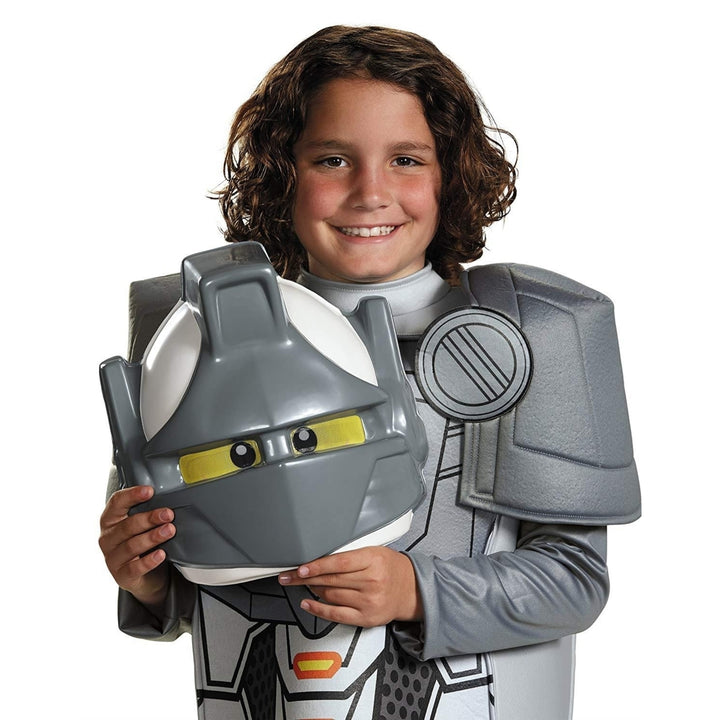 Lego Nexo Knights Lance Prestige size S 4/6 Boys Costume Detachable Shoulders Pants Mask Disguise Image 4