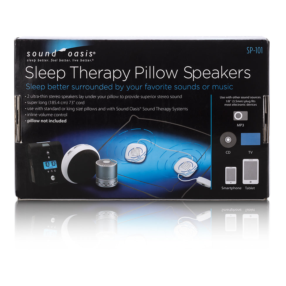 Sound Oasis Sleep Therapy Pillow Speakers Image 4
