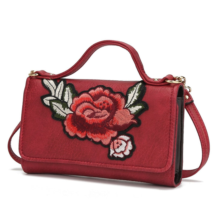 MKF Collection Holiday Sale Kat Crossbody Handbag Wallet Purse by Mia K. Image 6