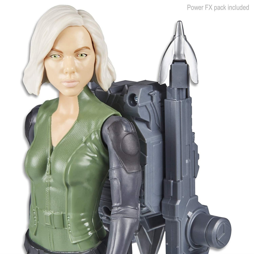 Marvel Avengers Infinity War Black Widow Titan Hero Power FX Figure Hasbro Image 3