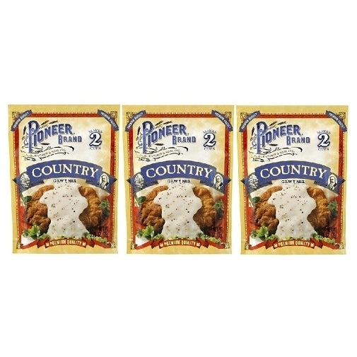 Pioneer Brand Country Gravy Mix 3 Packet Pack Image 1