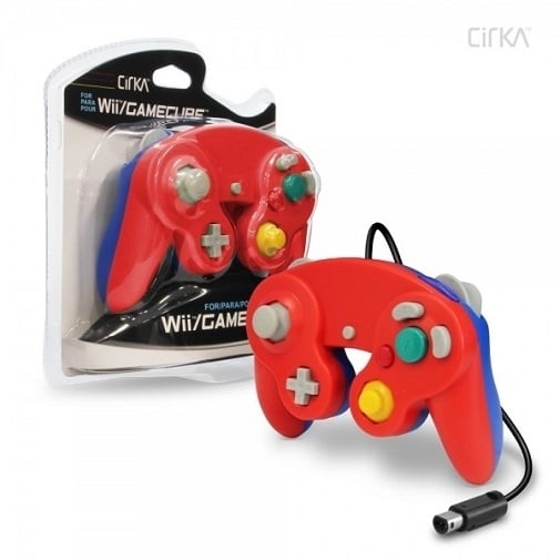 Nintendo Wii/GameCube CirKa controller (Red/Blue) Image 1