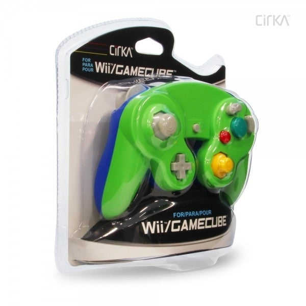 Nintendo Wii/GameCube CirKa controller (Green/Blue) Image 2