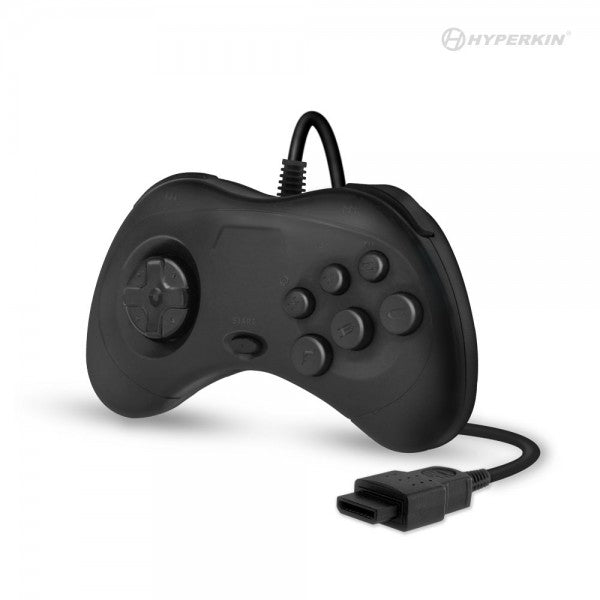 Cirka Controller for Sega Saturn (Black) - CirKa Image 2
