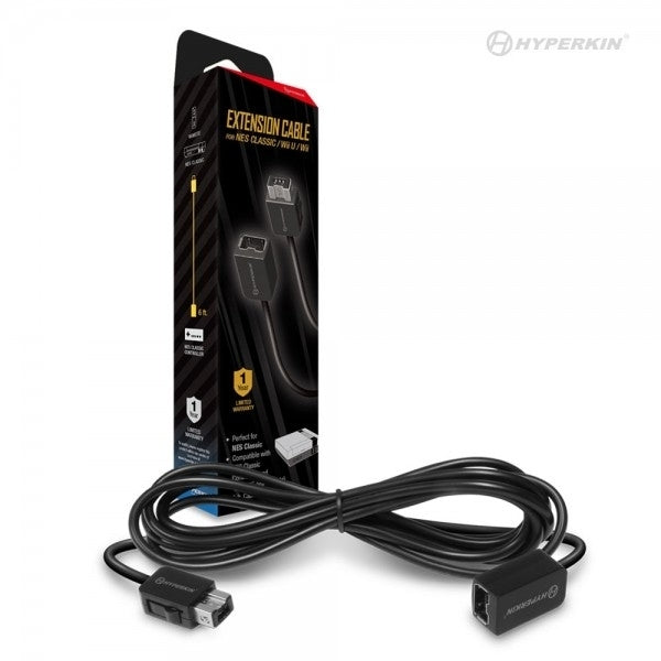 NES Classic Edition/ Wii U/ Wii Extension Cable (6 ft.) - Hyperkin Image 1