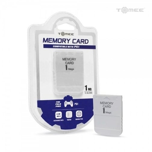 1MB Memory Card for PS1 - Tomee Image 1