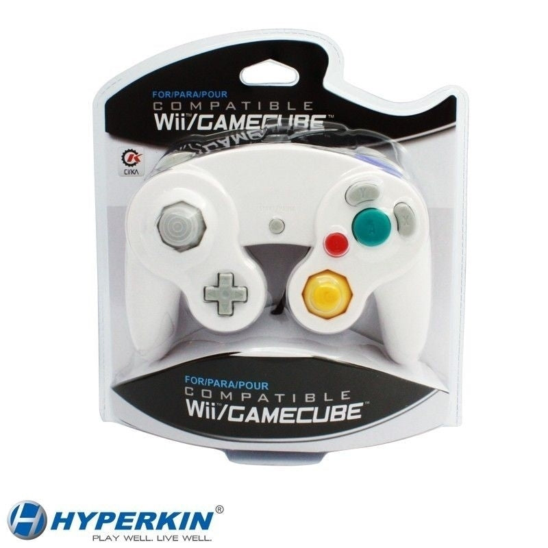 Nintendo Wii/GameCube CirKa White Controller Image 1