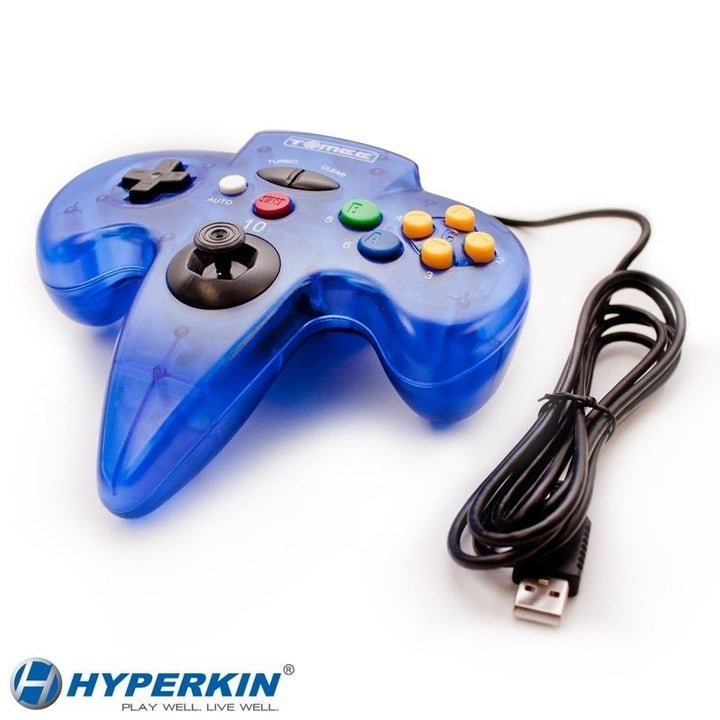 Tomee Nintendo 64 PC and MAC USB Moonlight Illuminating LED GamePad Controller Image 2