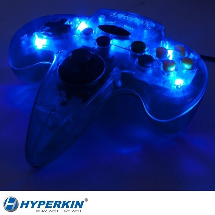 Tomee Nintendo 64 PC and MAC USB Moonlight Illuminating LED GamePad Controller Image 3