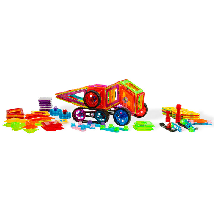 Dimple Magneticals 98-Piece Magnetic Building Tiles Set for Kids Creativity Image 3