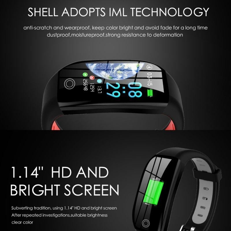 Heart Rate Monitor Activity Tracker Health Wristband Pedometer Smartband Watch For Android IOS Image 3