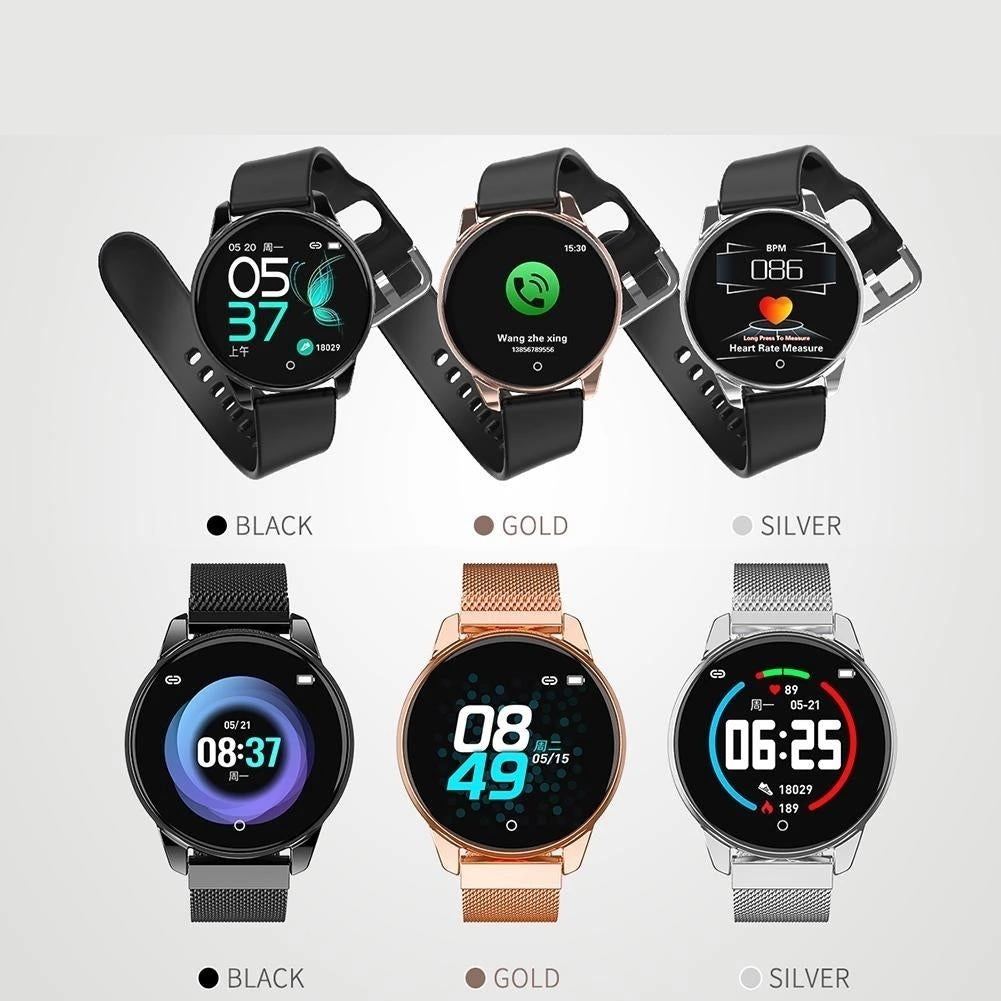 Heart Rate Blood Pressure Monitoring Health Reminder Bracelet IP67 Waterproof Sports Smart Watch Image 6