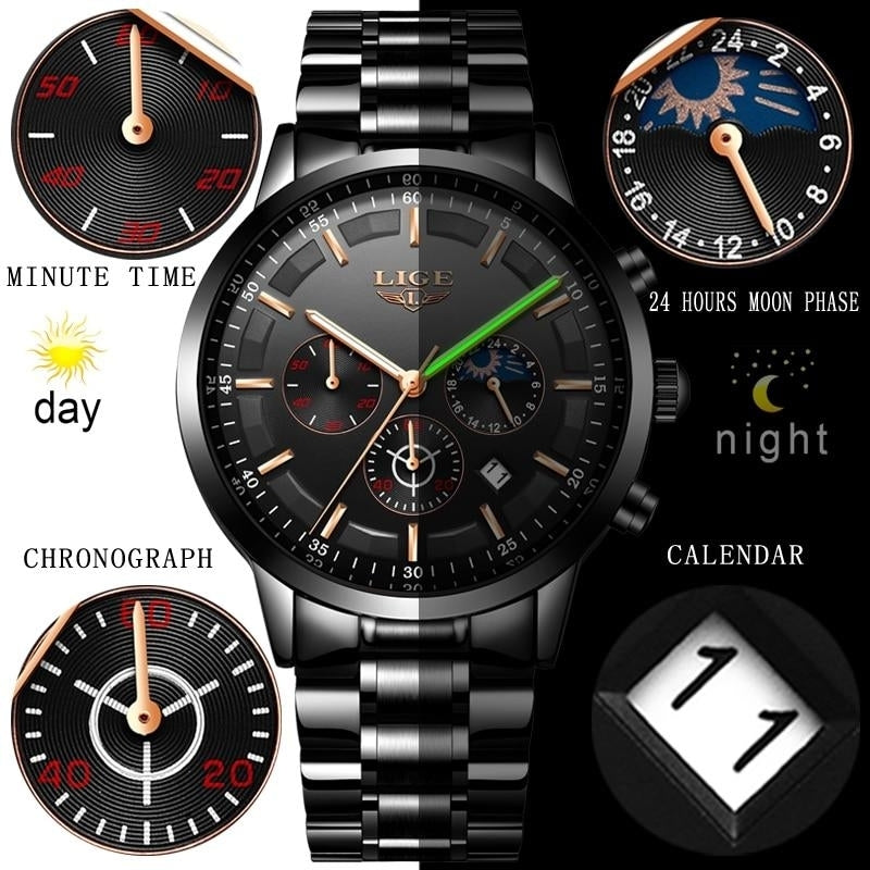 Luxury Waterproof Sport Mens Watches Image 9