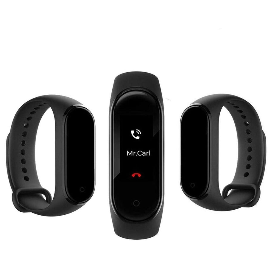 Smart Fitness Tracker Bluetooth Waterproof Smart Bracelet Color AMOLED Screen Smart-band Image 1