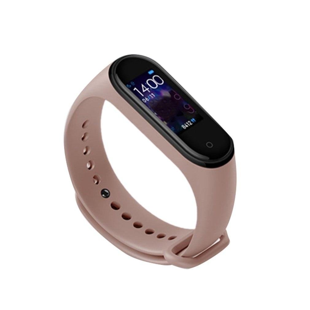 Smart Fitness Tracker Bluetooth Waterproof Smart Bracelet Color AMOLED Screen Smart-band Image 1