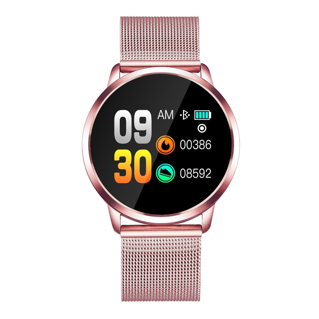 Stainless Steel SmartWatch 0.95 inch OLED Color Screen Blood Pressure Heart Rate Smart Watch Image 6