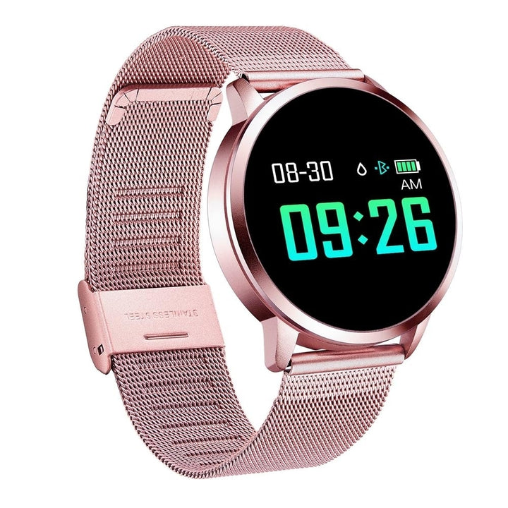 Stainless Steel SmartWatch 0.95 inch OLED Color Screen Blood Pressure Heart Rate Smart Watch Image 7
