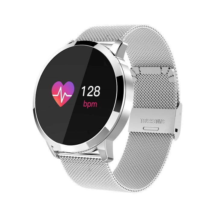 Stainless Steel SmartWatch 0.95 inch OLED Color Screen Blood Pressure Heart Rate Smart Watch Image 9