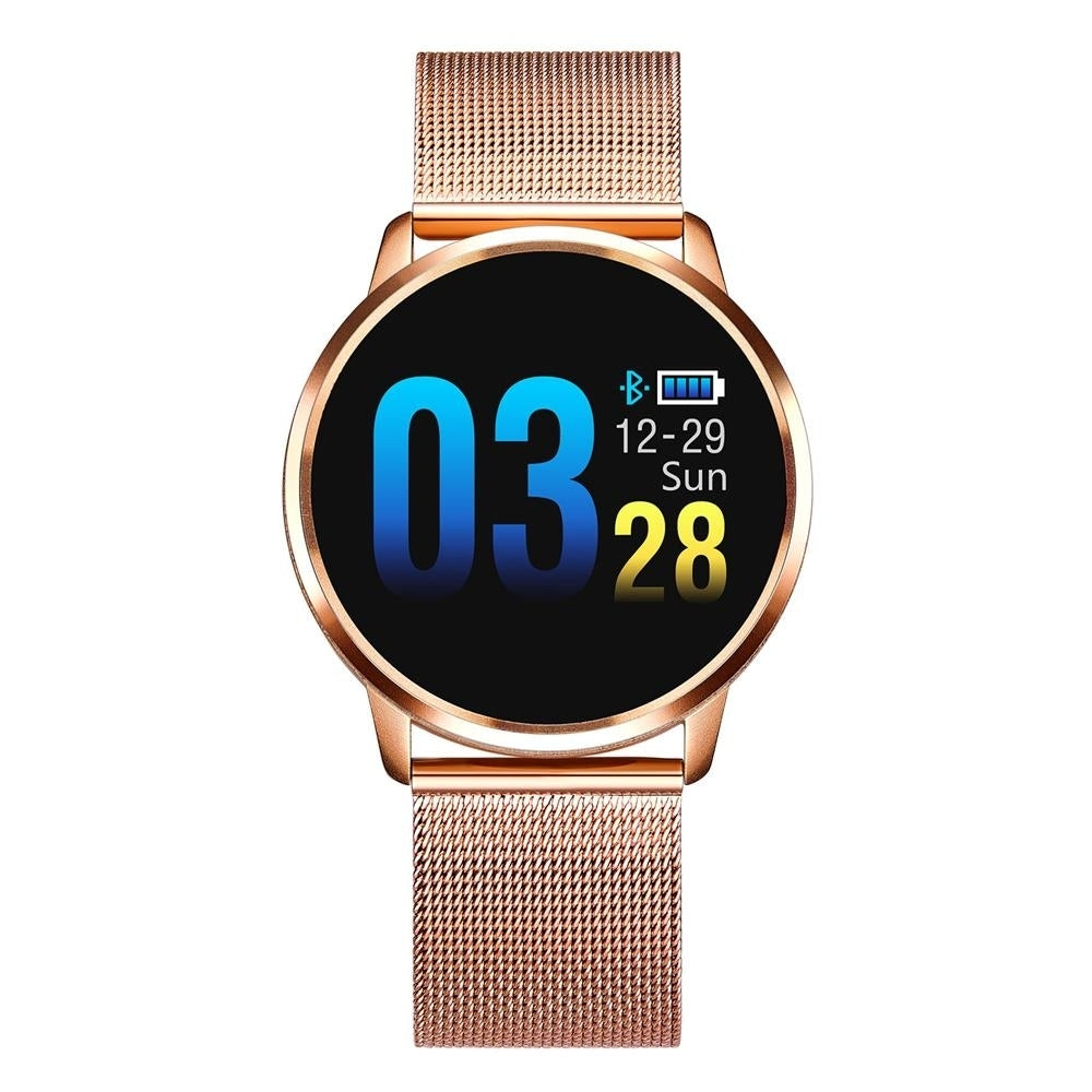 Stainless Steel SmartWatch 0.95 inch OLED Color Screen Blood Pressure Heart Rate Smart Watch Image 10