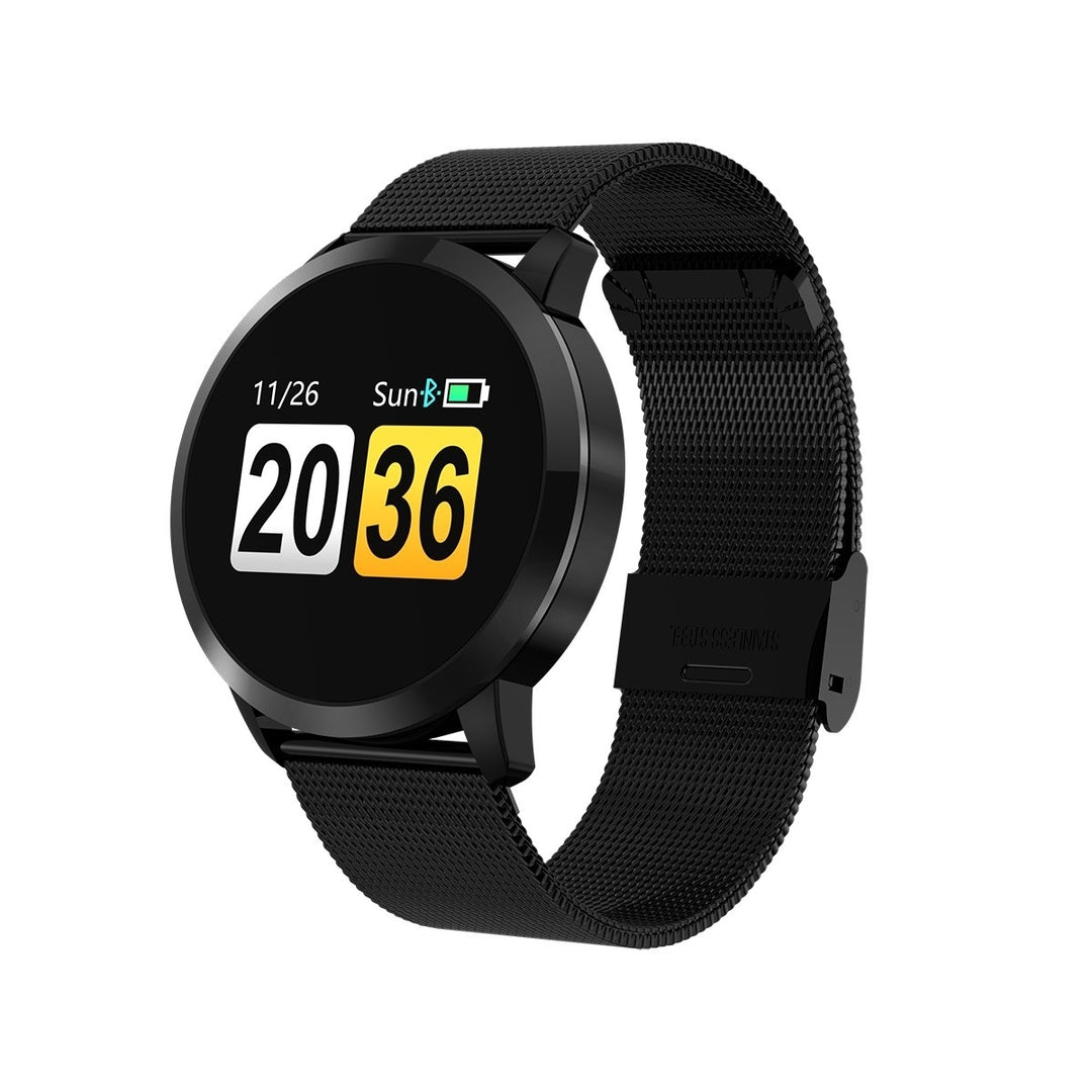 Stainless Steel SmartWatch 0.95 inch OLED Color Screen Blood Pressure Heart Rate Smart Watch Image 12