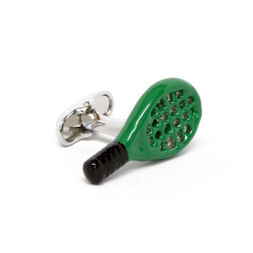 Green Racquetball Racquet Racket Cufflinks Cuff Links Cuff Links Image 2