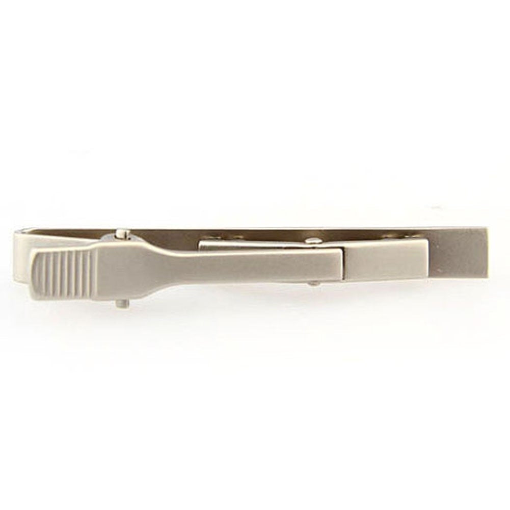 Silver Stoke of the Pen Sketch Mens Tie Clip Tie Bar Silver Tone Very Cool Comes with Gift Box Image 3