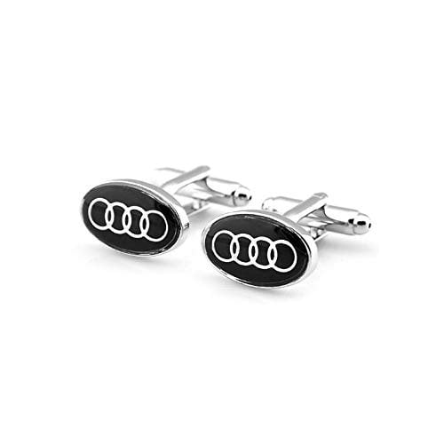 Audi automotive Luxury car logo Cufflinks Cuff Links Image 1