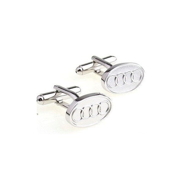 Audi automotive Luxury car logo Cufflinks Cuff Links Image 2