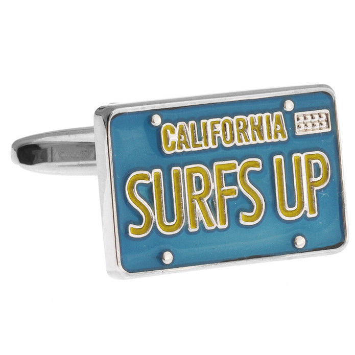 Surfs Up Surfer California Dudes Cufflinks Cuff Links Sports Sport Image 1