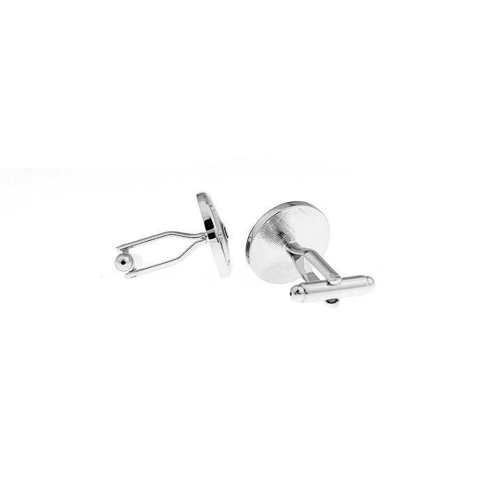 Audi automotive car Black Silver Cufflinks Cuff Links Image 3