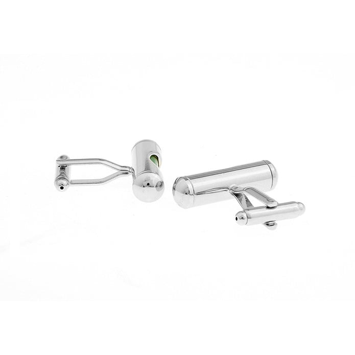 Level Cufflinks Unique Green Level Builder Construction Cufflinks Cufflinks Image 2