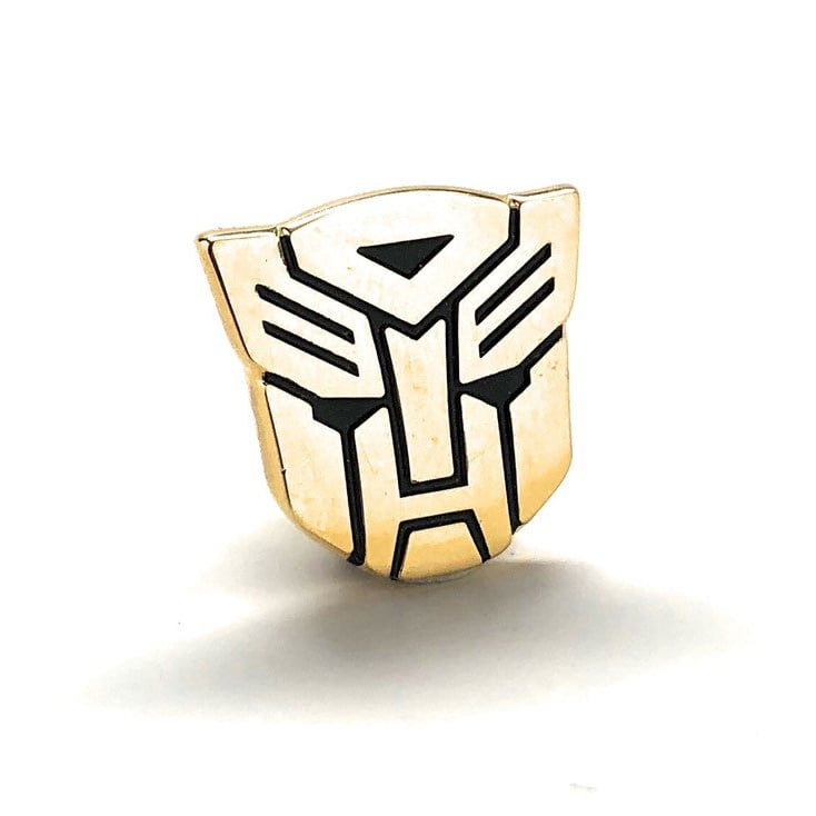 Autobots Lapel Pin Super Hero Transformers Lapel Pin Gold Black Show Off Your Hero Keepsakes Cool Fun Collector Comes Image 2