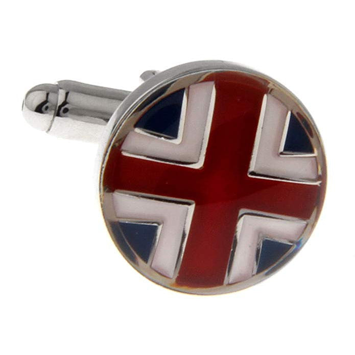 British Flag Cufflinks England Union Jack UK London Cuff Links Image 1