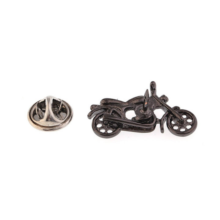 Motorcycle Lapel Pin Gunmetal Tone Easy Rider Collector Motorcycle Tie Tack Image 3