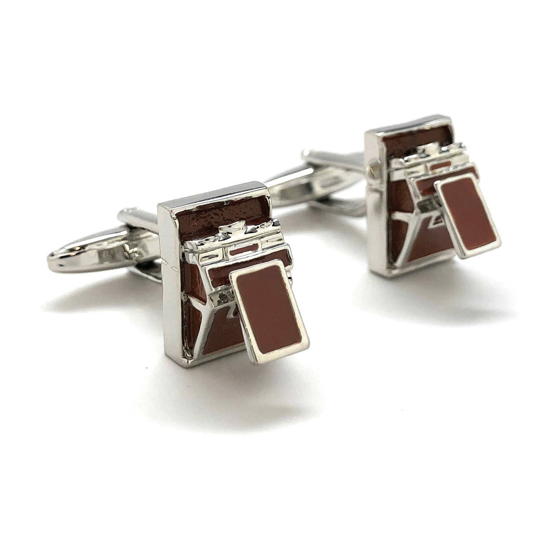 Retro Camera Cufflinks Instant Film Enthusiast Film Jewelry Buff Hobby Photographer Cool Fun Unique Cuff Links Comes Image 3