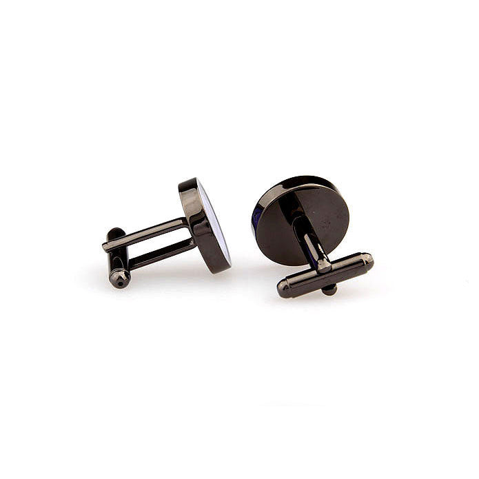 Cufflinks Gunmetal Purple Mind Bender Maze Cufflinks Cuff Links Image 2