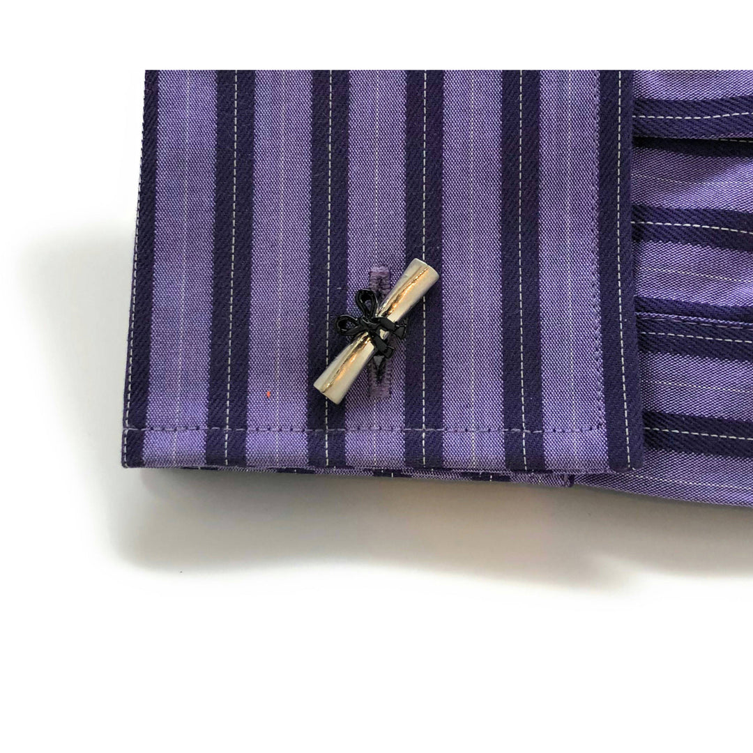 Graduation Cufflinks Diploma Degree Success Fun Cool Cuff Links Comes with Gift Box Image 4