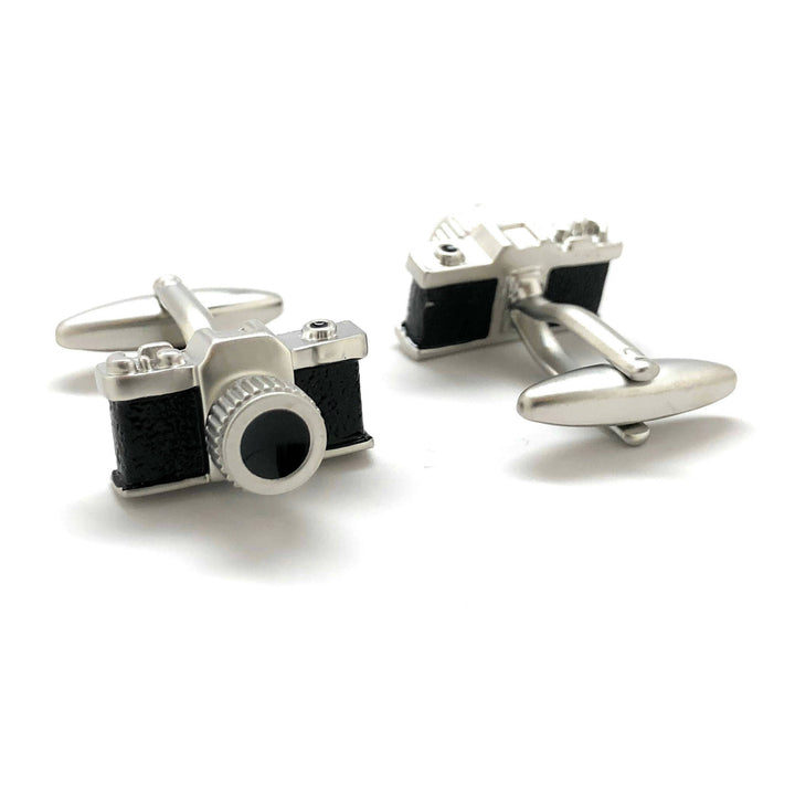 3D Highly Detailed Old School Camera Cufflinks Photography Picture Prints Camera Buff Hobby Photographer 3D Design Cool Image 3