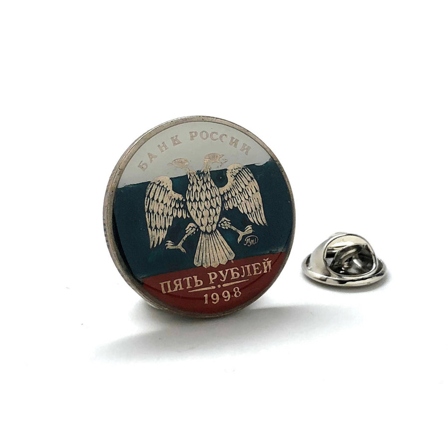 Birth Year Collector Hand Painted Russian Ruble Enamel Coin Lapel Pin Tie Tack Travel Souvenir Coins Keepsakes Cool Fun Image 1