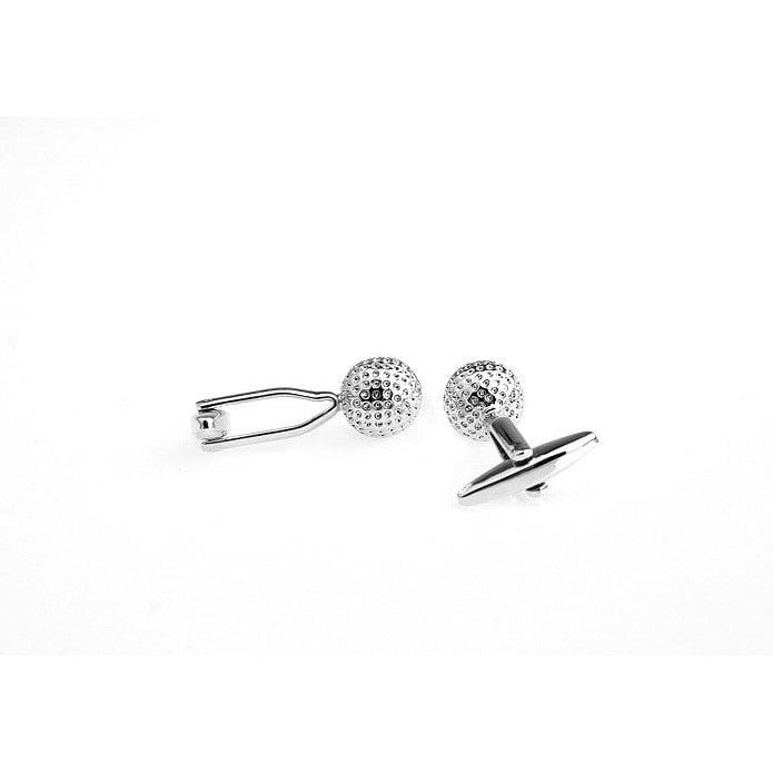 Classic Golf Ball Cufflinks Silver Golfball Cufflinks Cuff Links Image 2