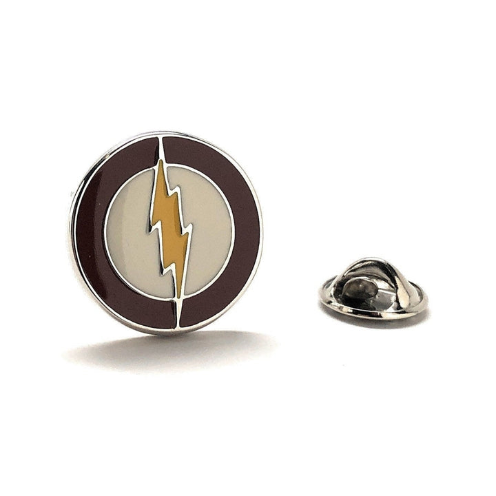 Superheroes Enamel Pin Lapel Pin Silver Superhero Sign Robin Deadpool shield fantastic four The Flash Tie Tack Cool Box Image 3