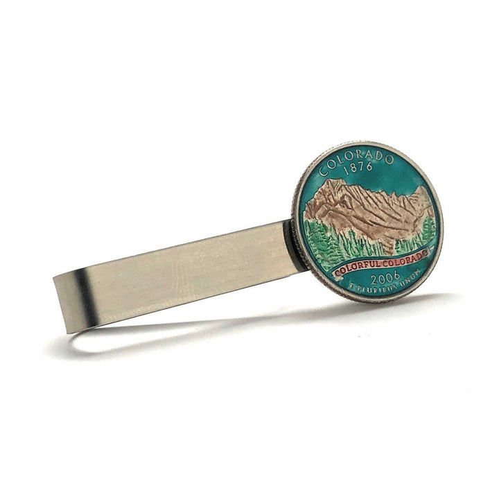 Birth Year Birth Year Colorado State Quarter Tie bar Enamel Hand Painted Edition Coin Souvenir Unique Rare Fun Gift Image 1