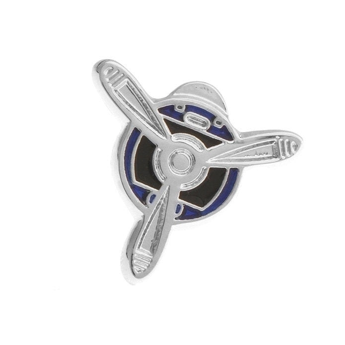 Airplane Enamel Pin Plane Propeller Lapel Pin Fighter Pilot Aviator Black Blue Enamel Pilot Gifts Tie Tack Image 2