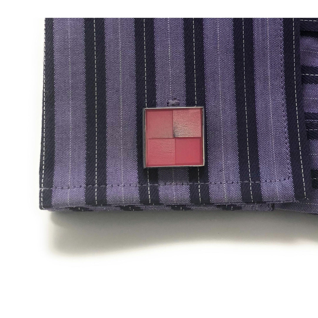 Shades of Pink Squares Cufflinks Square Design Silver Tones Power Classy Cuff Links Fun Cool Wedding Cuff Links Comes Image 4