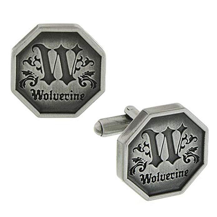 Enamel Vintage Wolverine Cufflinks Super Hero Cuff Links Husband Gifts for Dad Gifts for Him Image 1