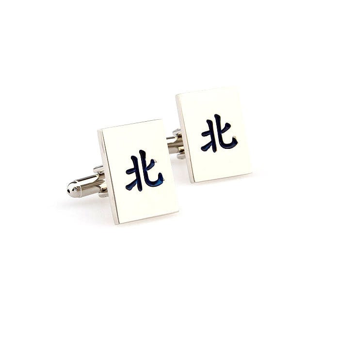 Custom Order Asian Japanese Cufflinks Character Writing Image 2