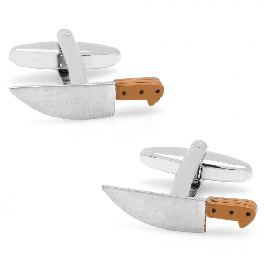 Mise en Place Knife Cufflinks Fun Cuff links culinary wizard or a fine food aficionado Image 1